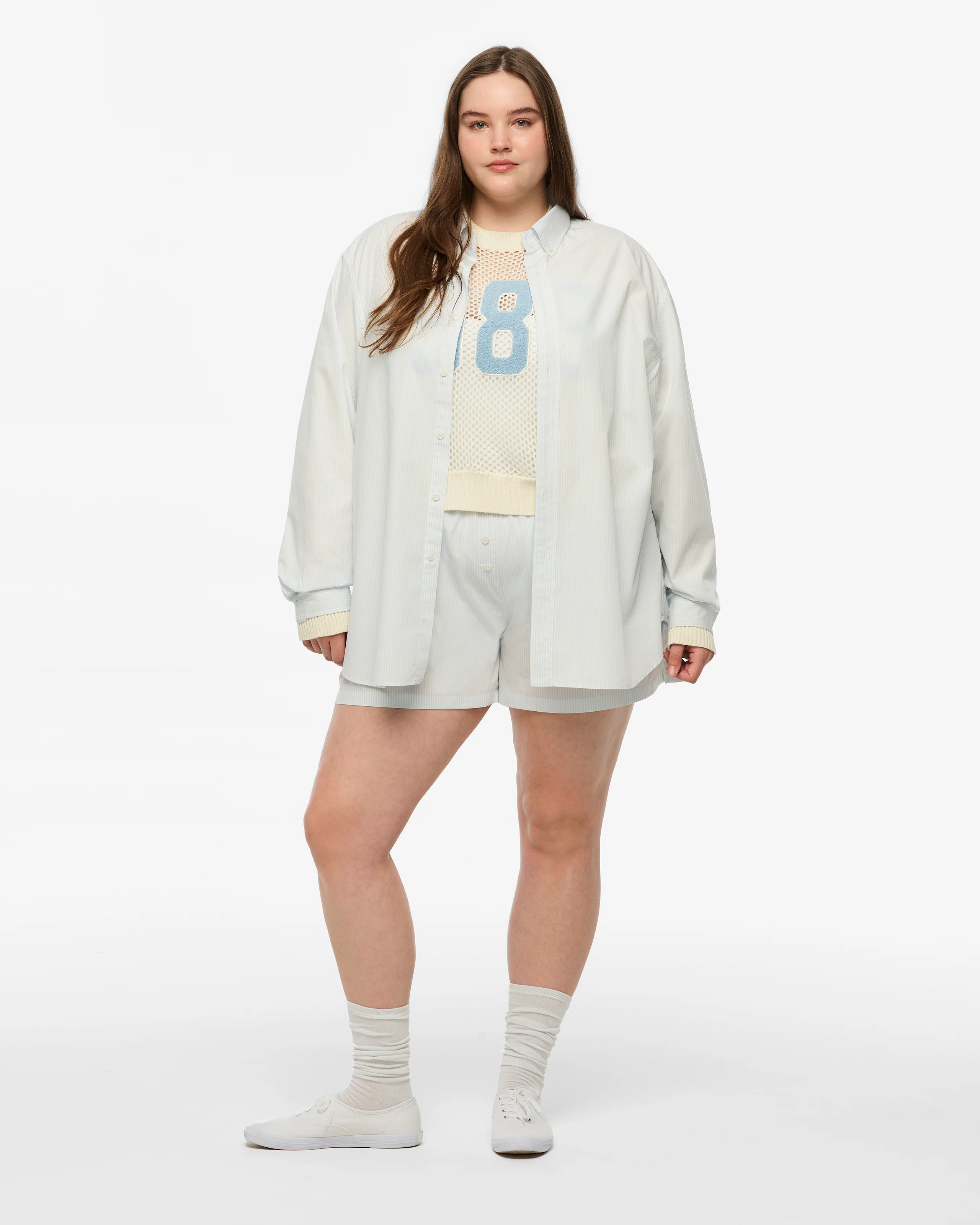 1989 (Taylor’s Version) Seagull Blue Stripe Poplin Shirt - Image 11