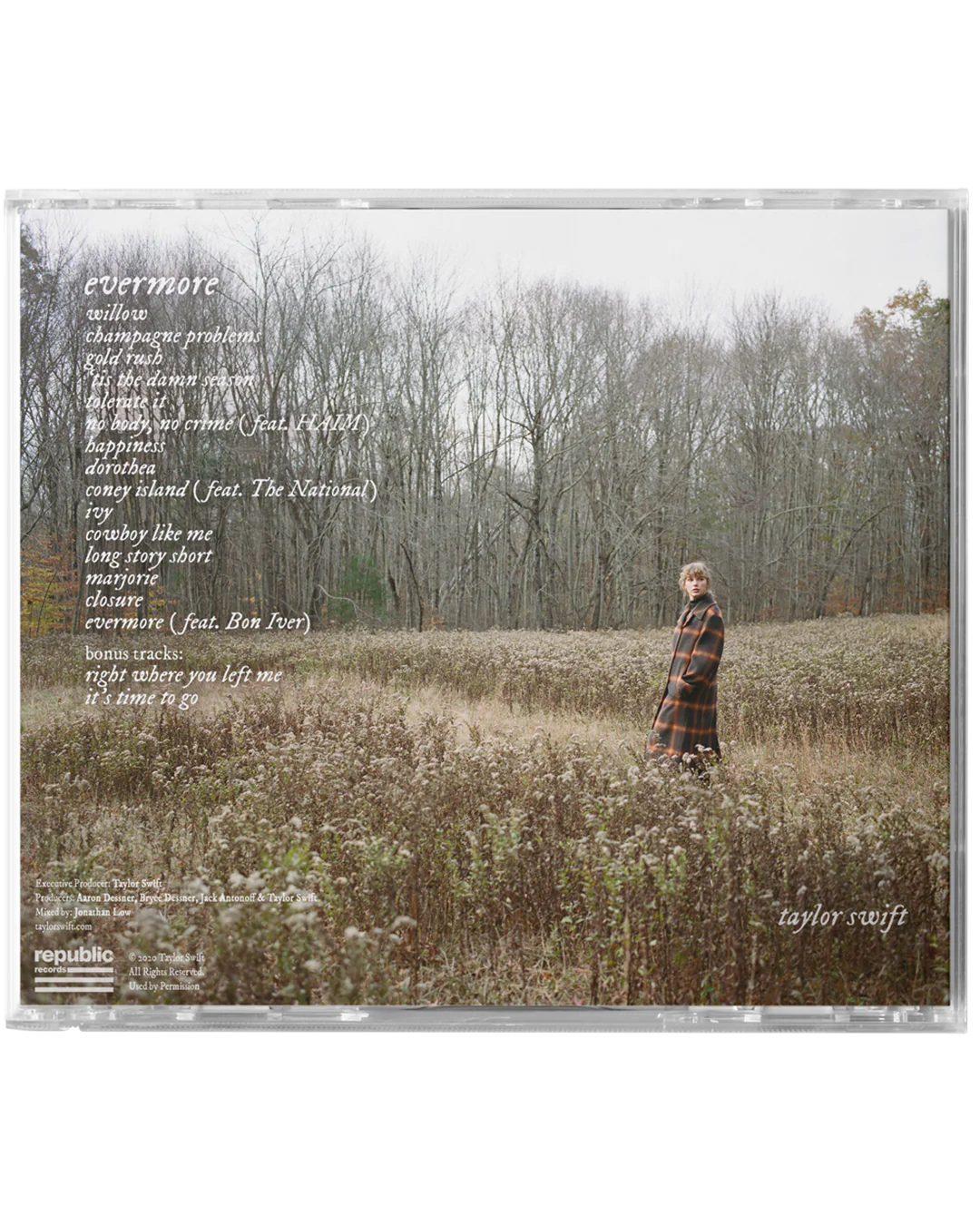 evermore album deluxe edition CD (clean version) - Image 2