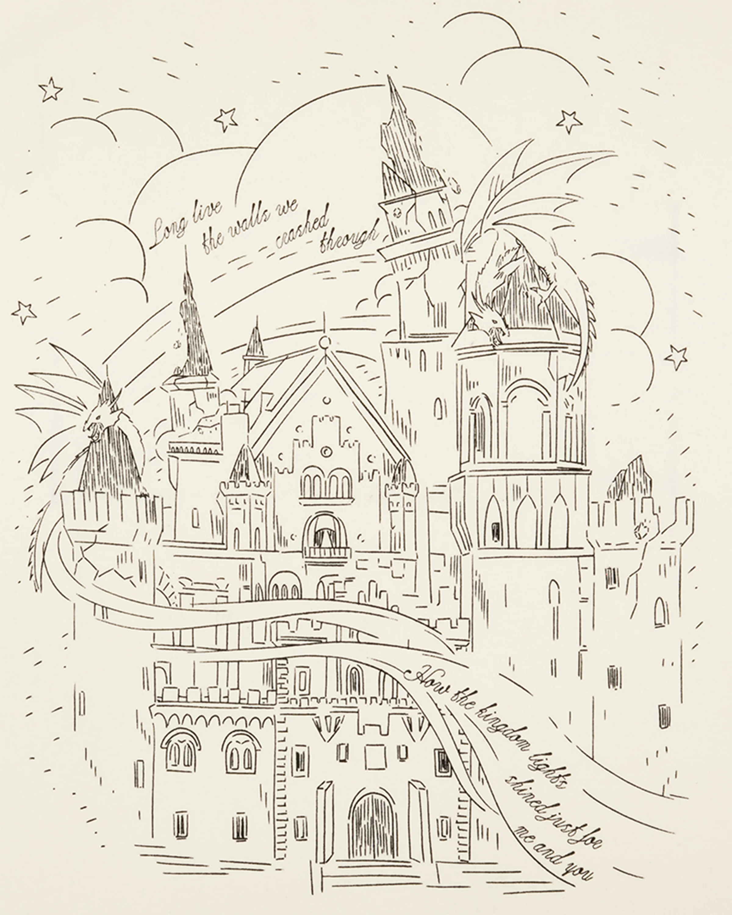 How The Kingdom Lights Shined Cream Baby T-Shirt - Image 3