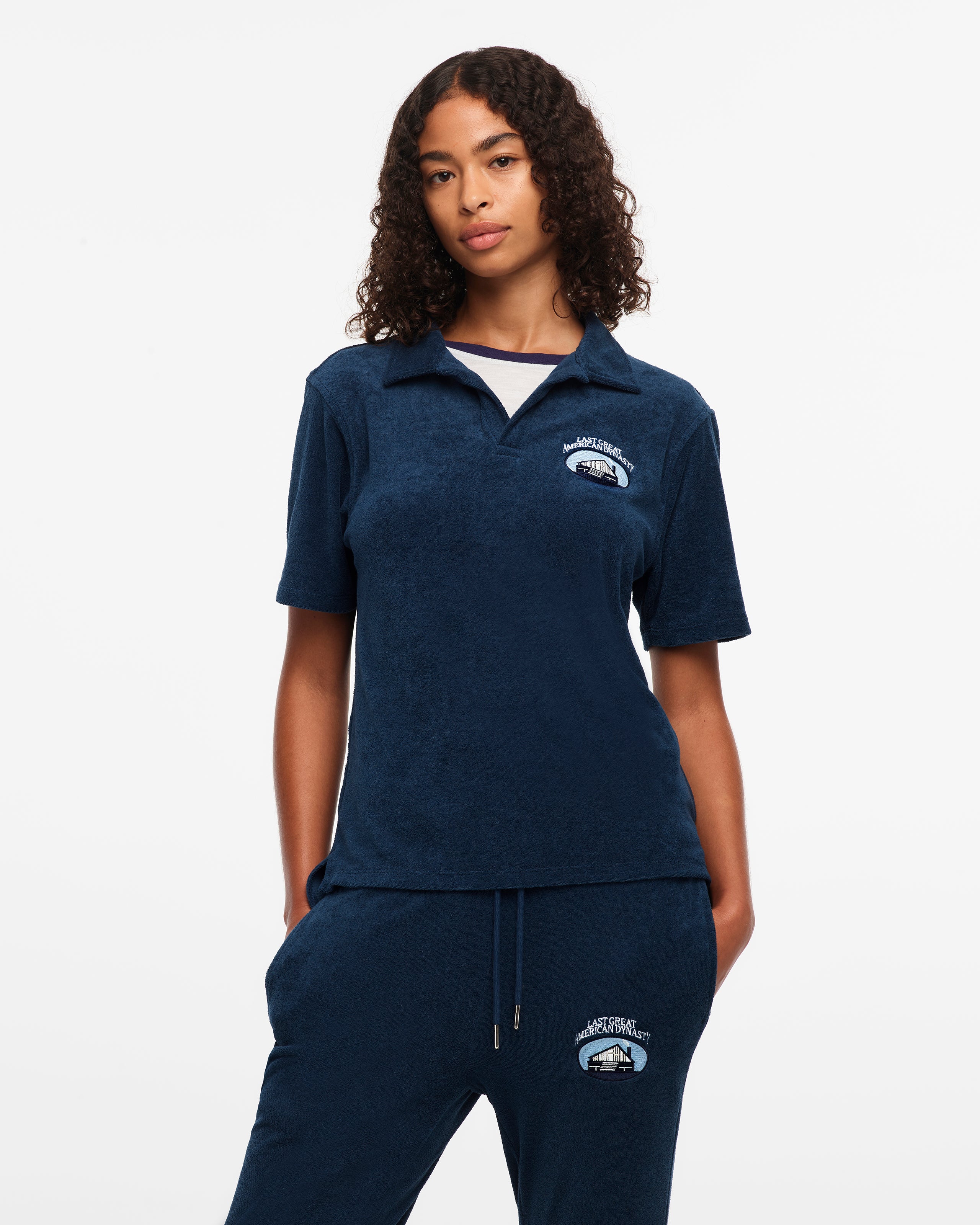 Last Great American Dynasty Terry Cloth Polo - Image 3