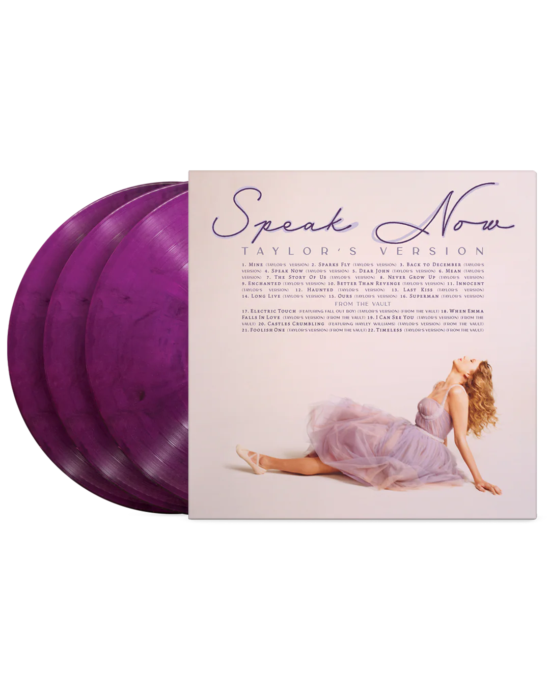 Speak Now (Taylor's Version) 3LP Orchid Marbled Vinyl - Image 2