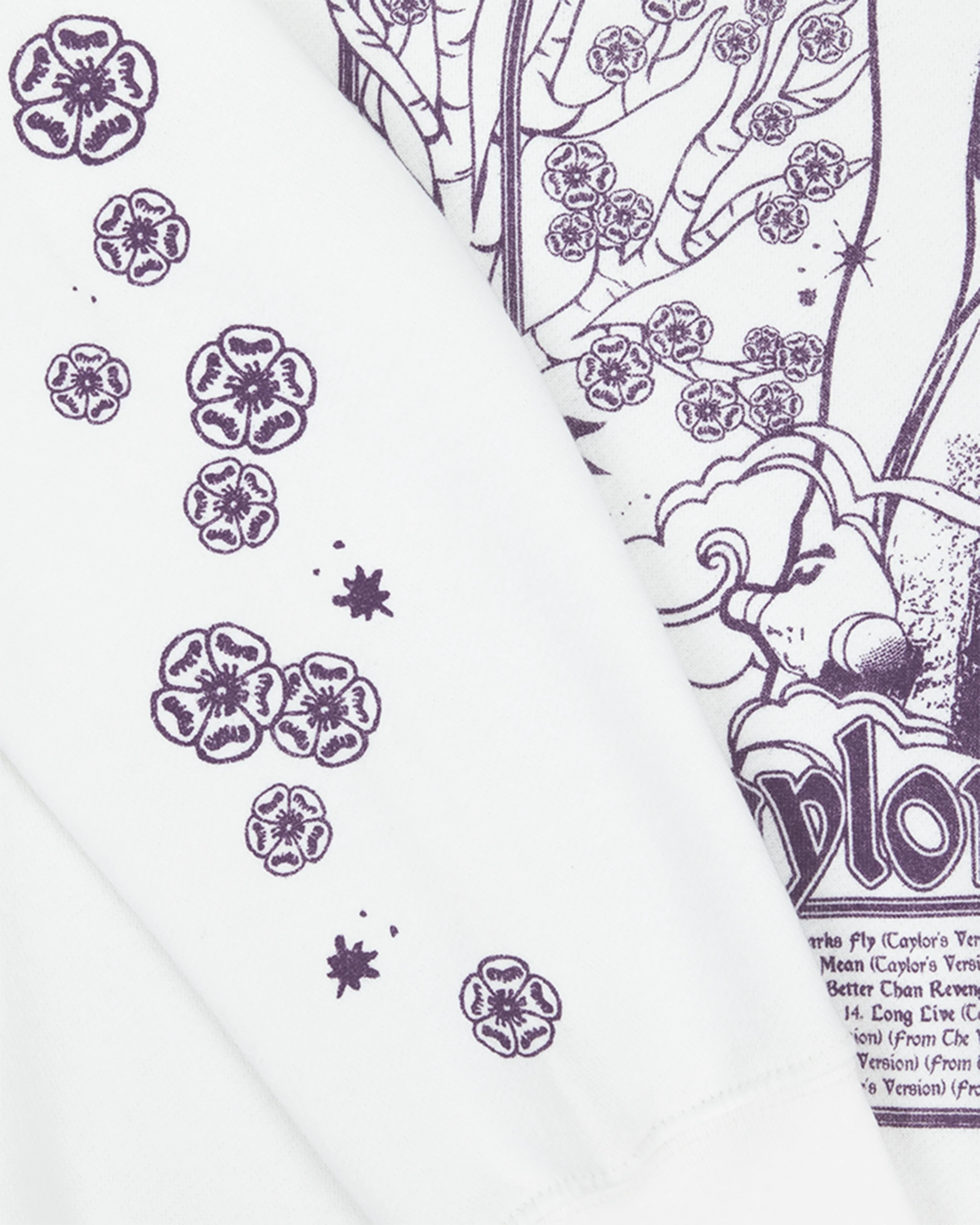 Speak Now (Taylor's Version) Tracklist White Crewneck - Image 4