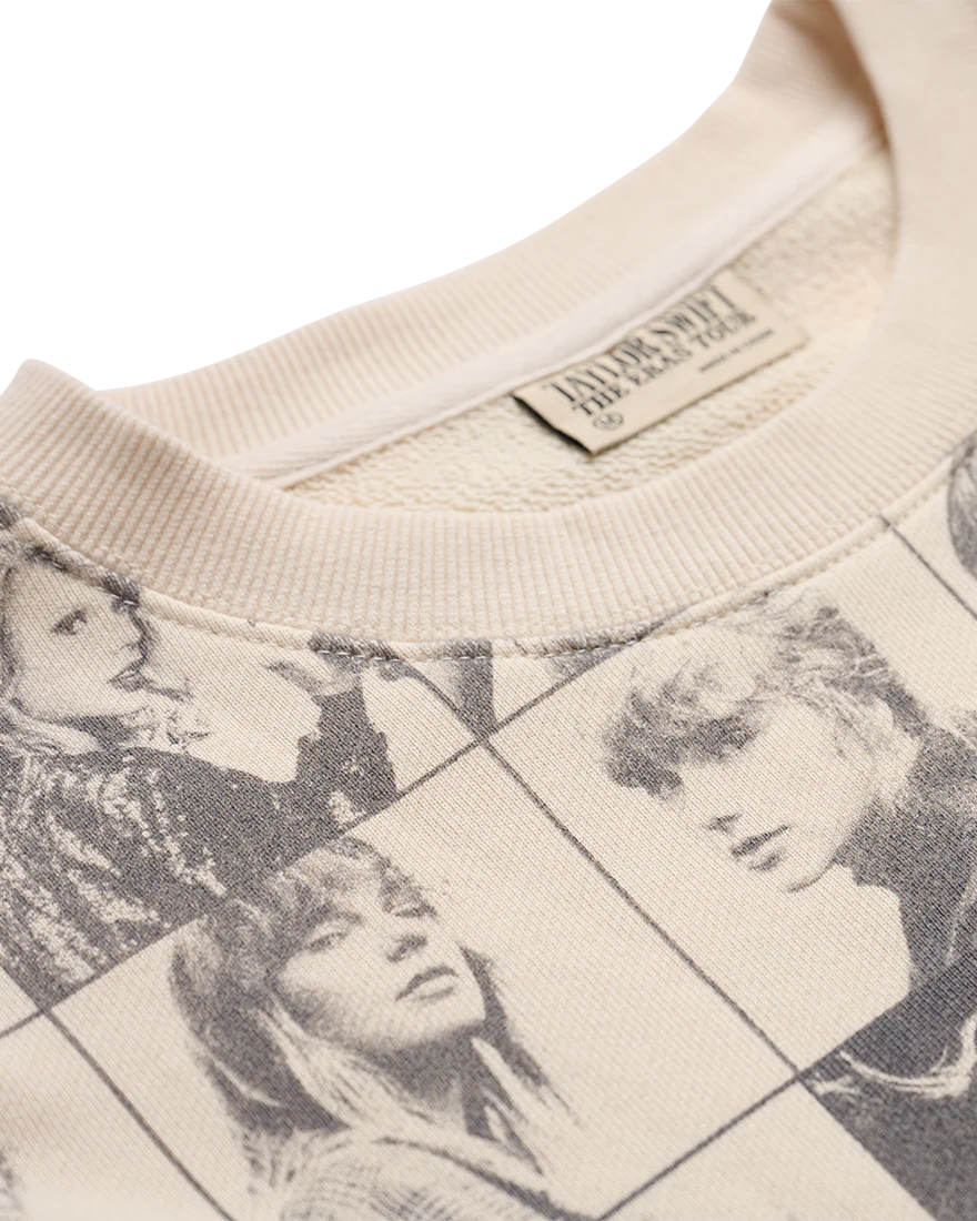 Taylor Swift | The Eras Tour Cropped Beige Pullover - Image 4