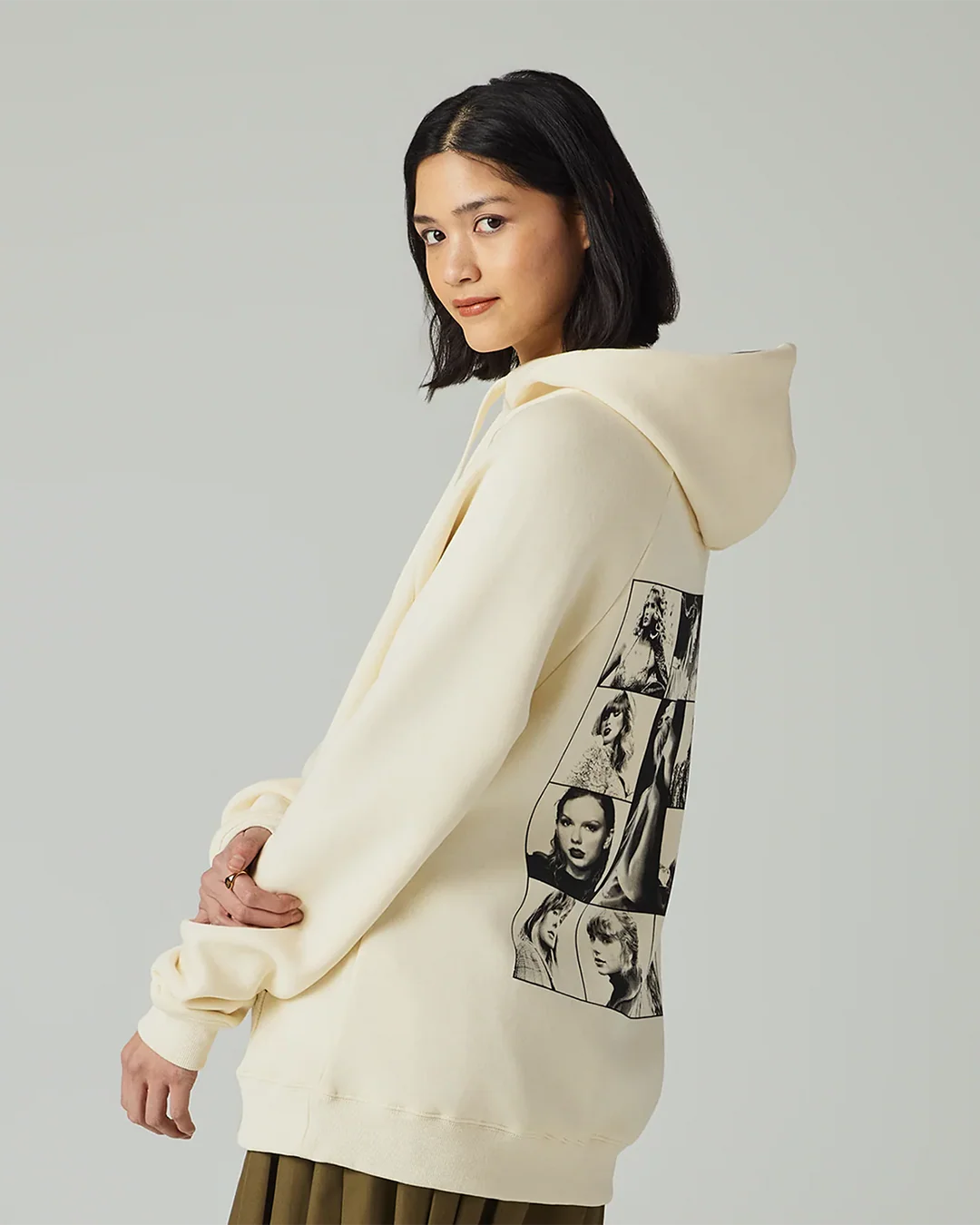 Taylor Swift | The Eras Tour III Beige Hoodie - Image 3