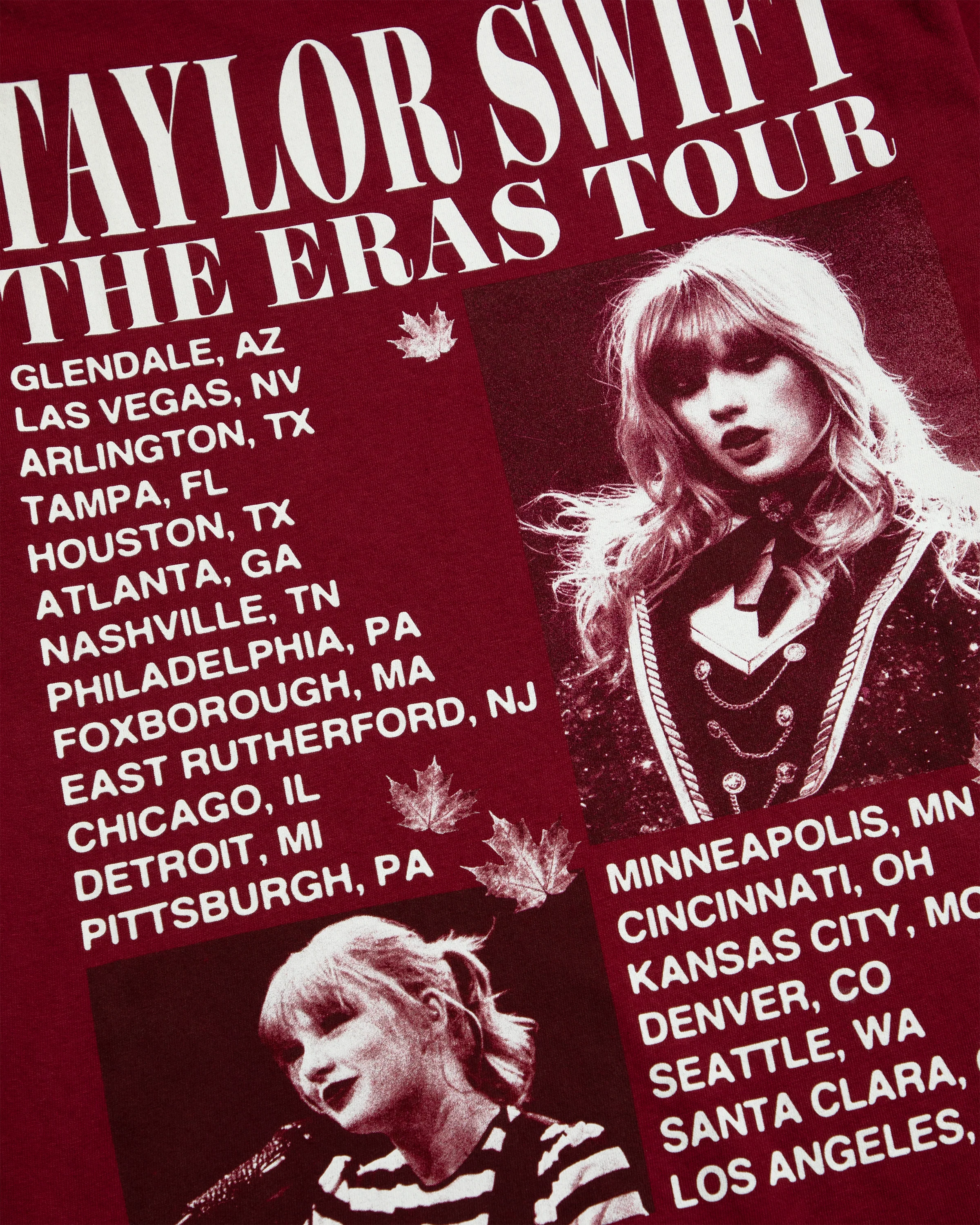 Taylor Swift | The Eras Tour RED (Taylor's Version) Album T-Shirt - Image 4