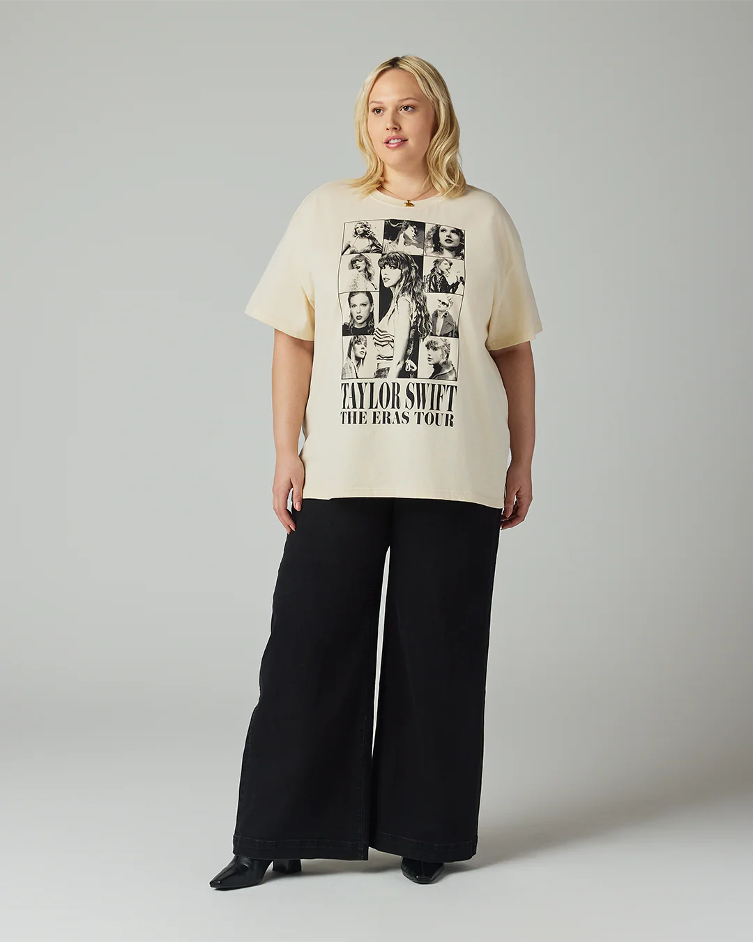 Taylor Swift | The Eras Tour Through LA Beige T-Shirt - Image 7