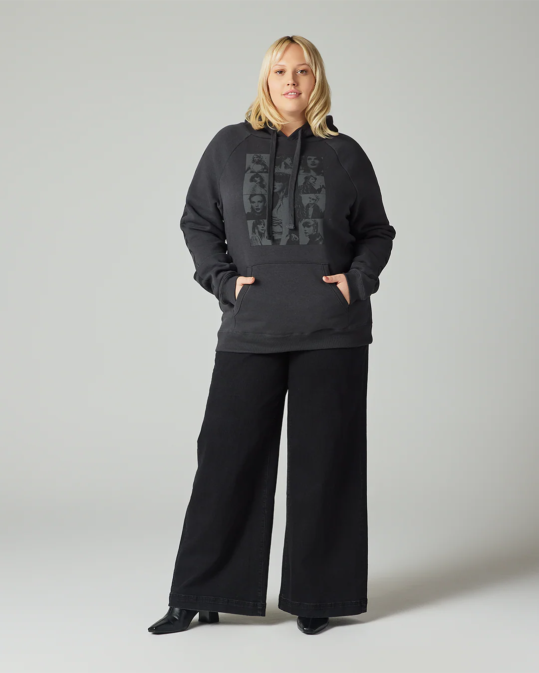 Taylor Swift | The Eras Tour Through London Black Hoodie - Image 4