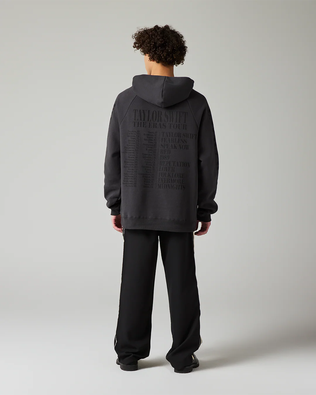 Taylor Swift | The Eras Tour Through London Black Hoodie - Image 8