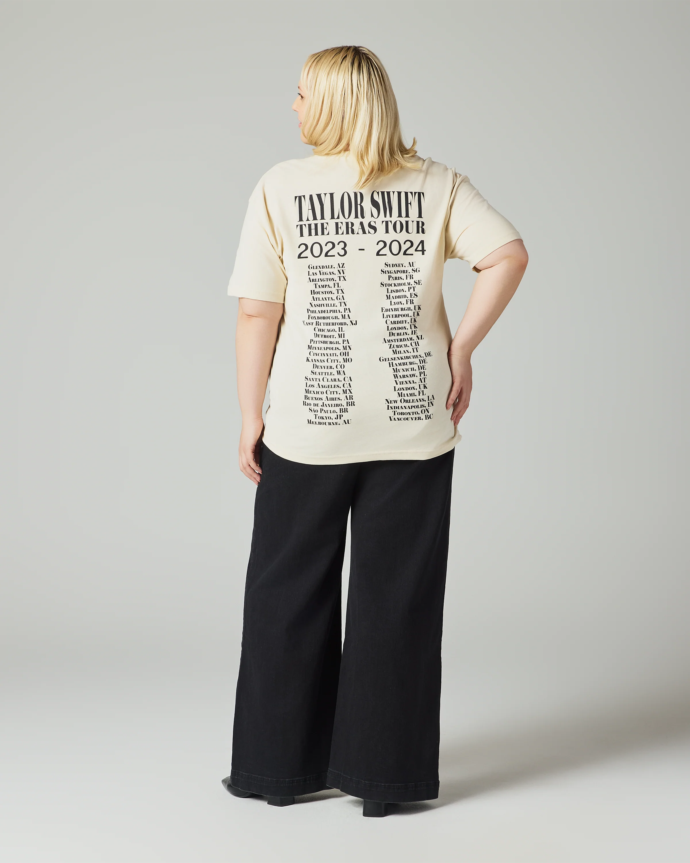 Taylor Swift | The Eras Tour Through Vancouver Beige T-Shirt - Image 11