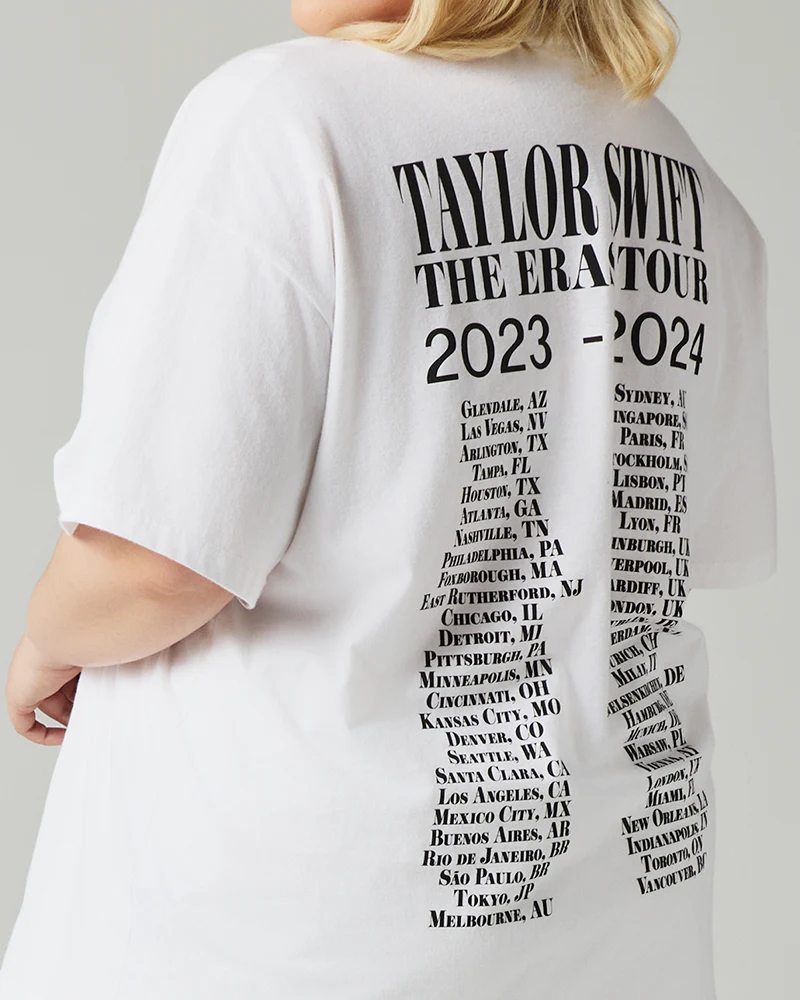 Taylor Swift | The Eras Tour Through Vancouver I White T-Shirt - Image 4