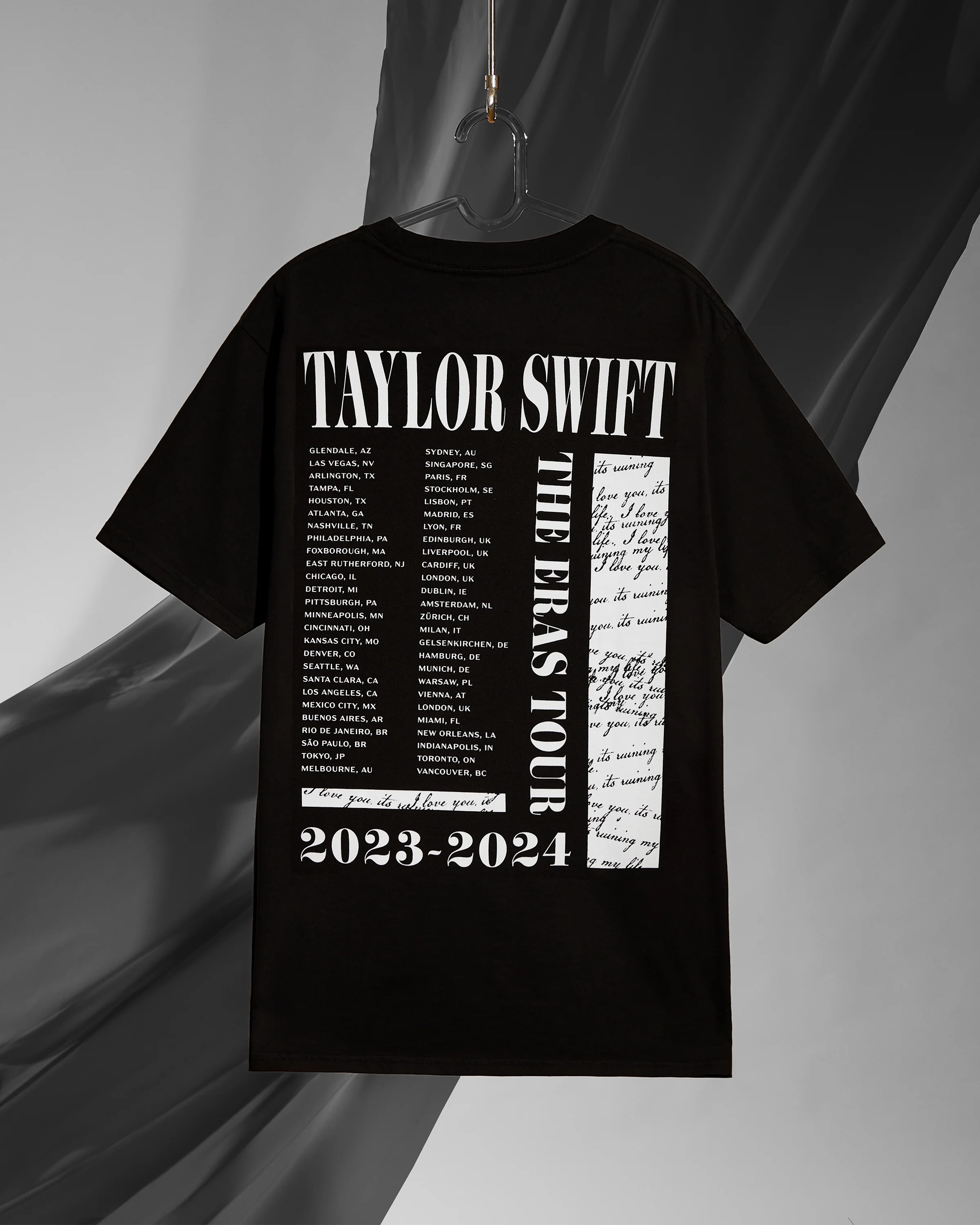 Taylor Swift | The Eras Tour TTPD Live Photo Oversized T-Shirt - Image 6