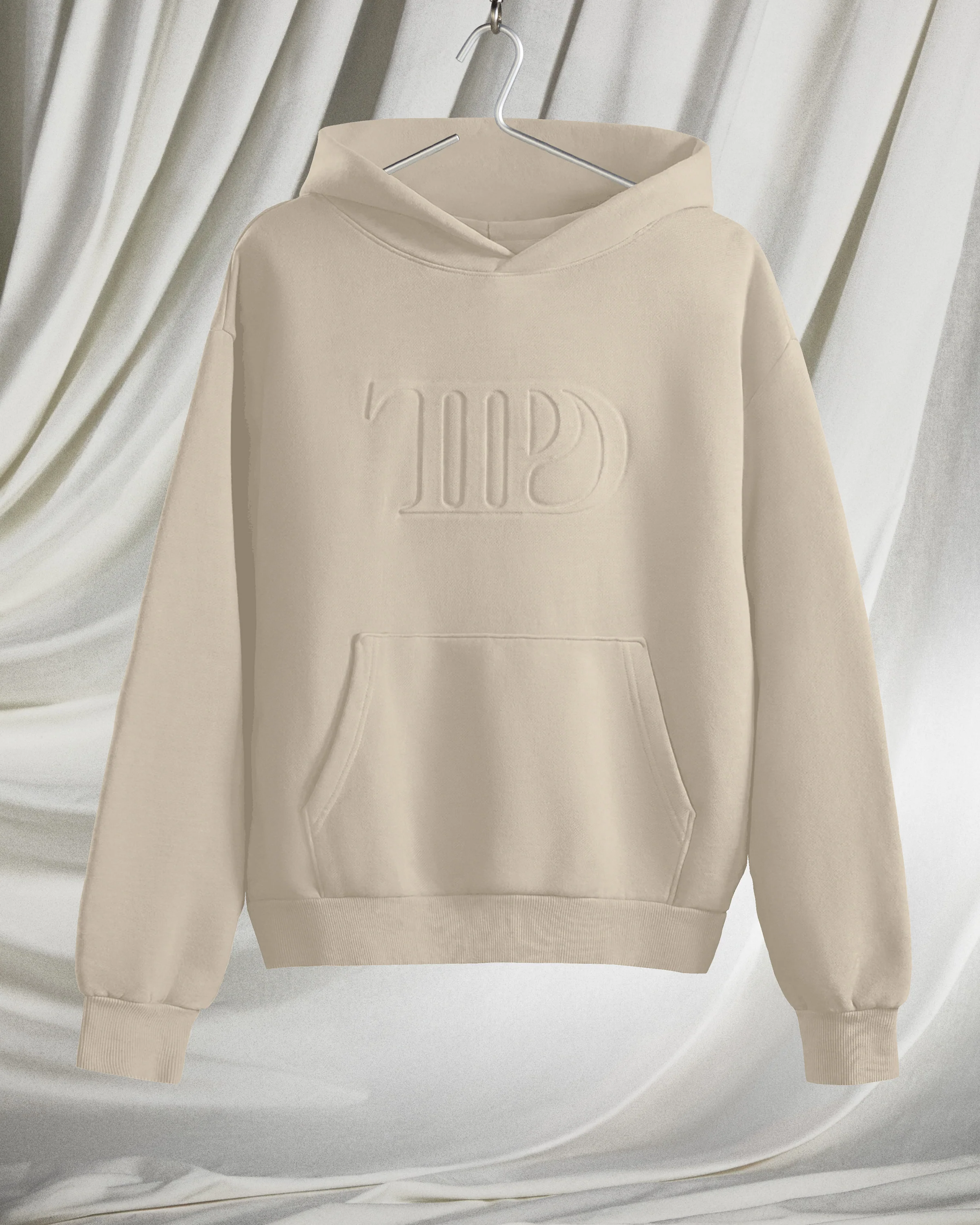 The Tortured Poets Department Beige Hoodie - Image 3