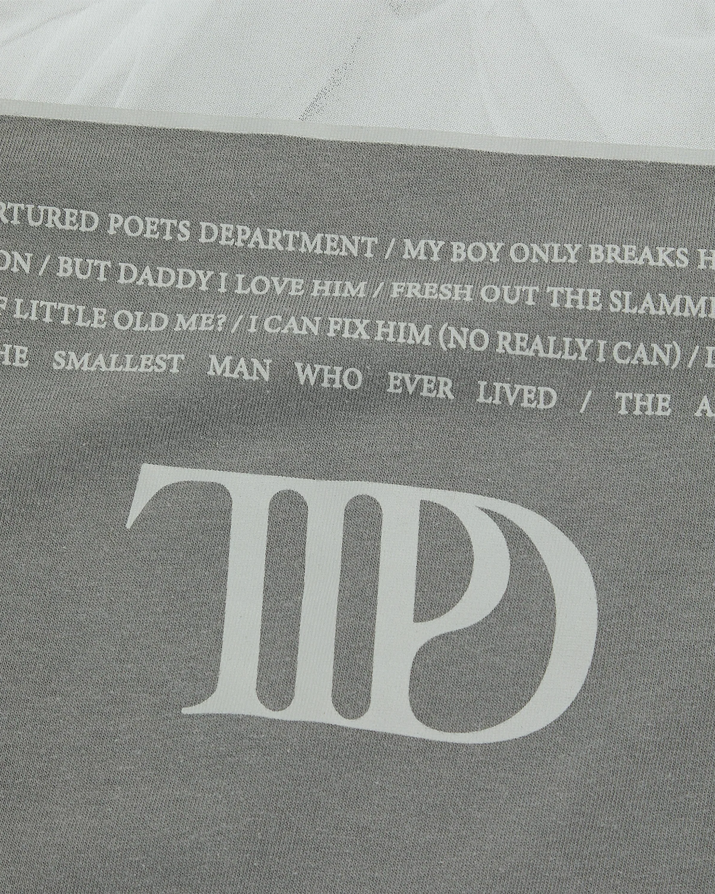 The Tortured Poets Department Gray Photo Long Sleeve T-Shirt - Image 5