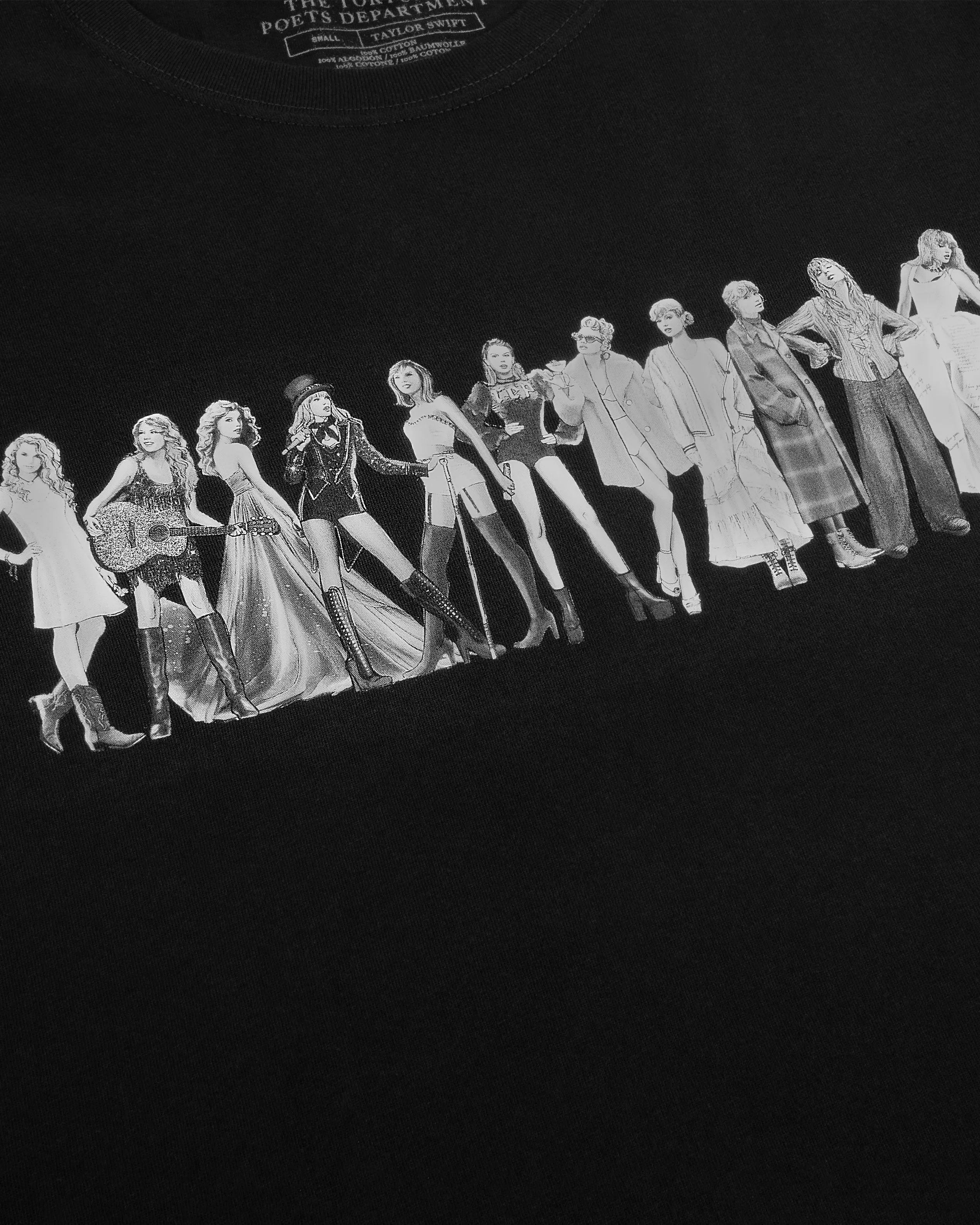 TTPD Eras Black T-Shirt - Image 2